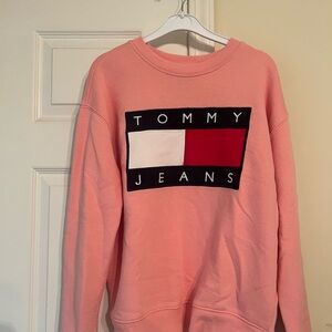 Tommy Hilfiger Jeans Pink Sweatshirt with Logo